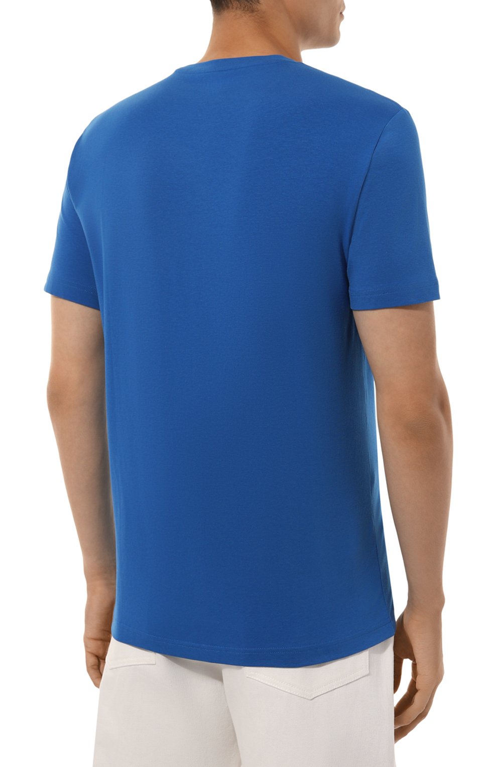 Хлопковая футболка EA7, арт. 6DPT62/PJVQZ/L, фото 4