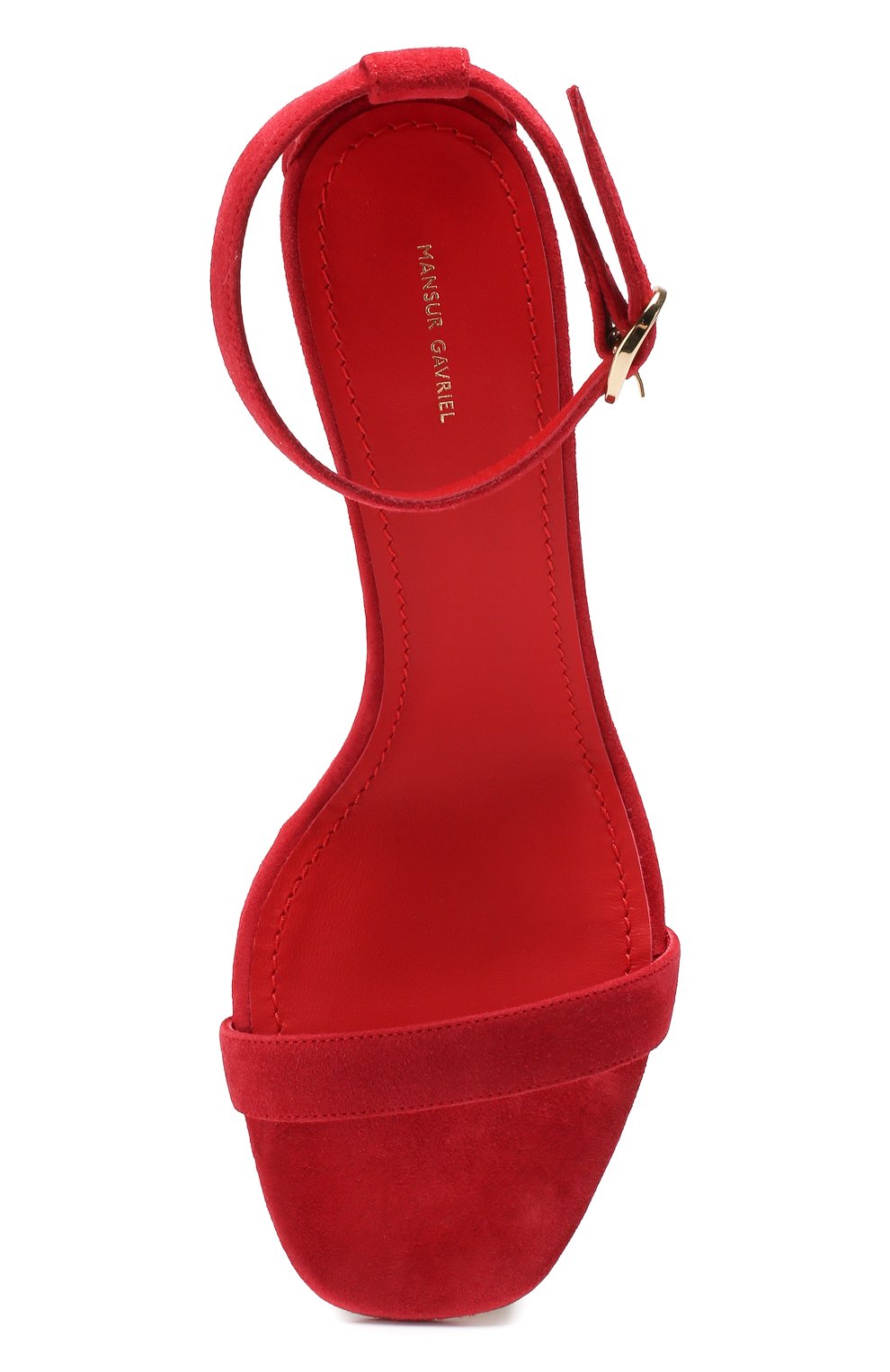 Замшевые босоножки MANSUR GAVRIEL, арт. WS19F008LH, фото 5