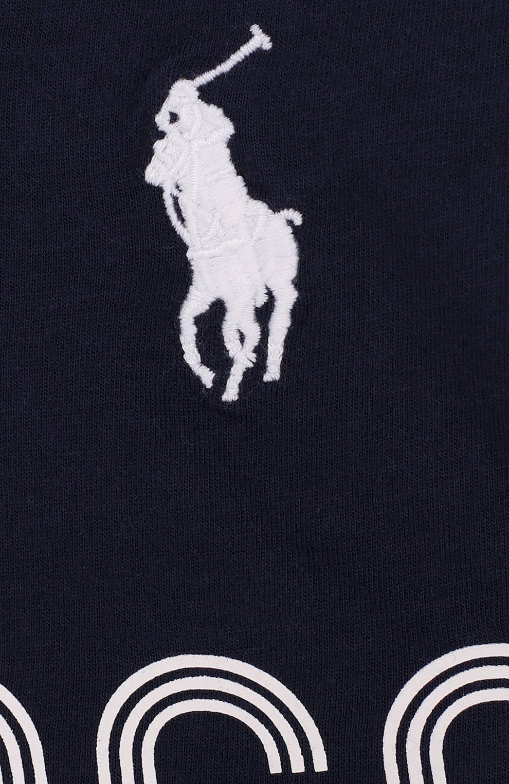 Хлопковая футболка с логотипом сборной франции POLO RALPH LAUREN, арт. 321716421, фото 3