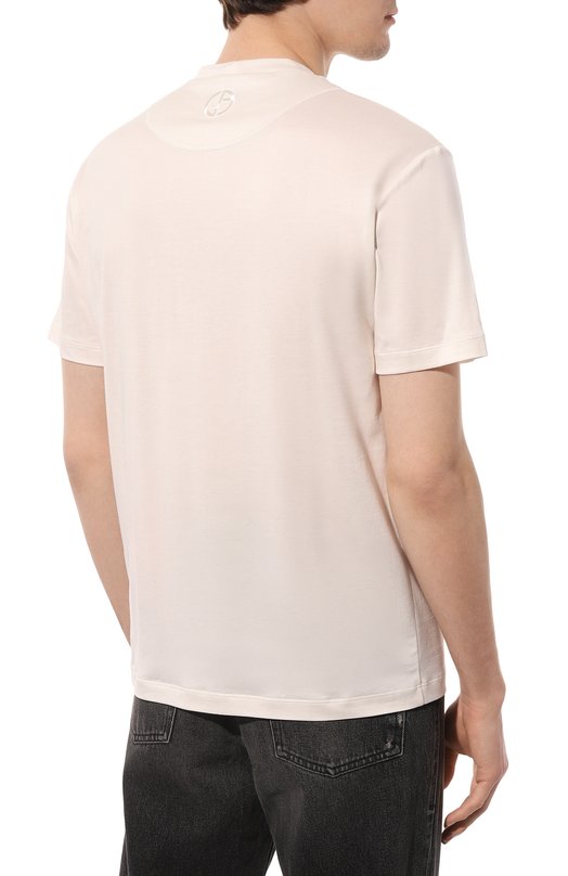 Футболка Giorgio Armani 3RSM76/SJMGZ Кремовый  3RSM76/SJMGZ Фото 4