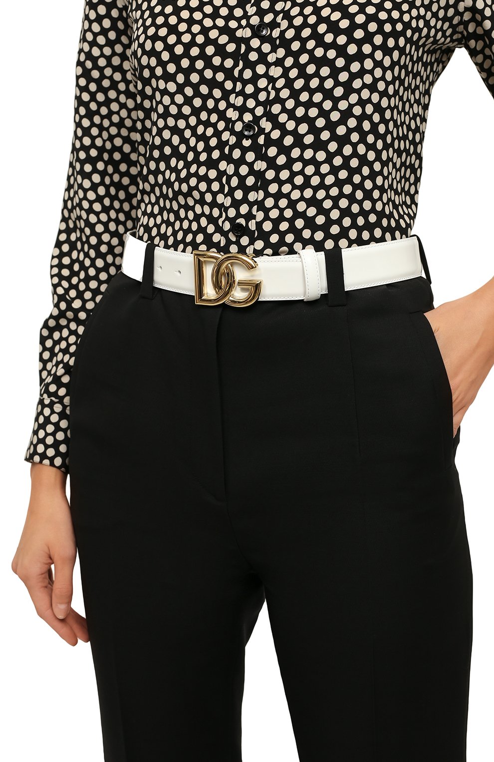 Кожаный ремень DOLCE & GABBANA, арт. BE1466/A1037, фото 2