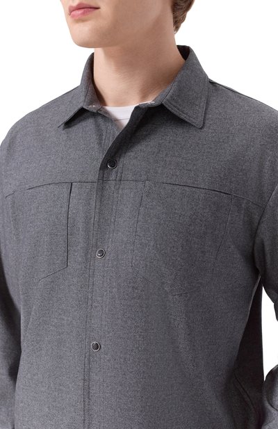 Кашемировая рубашка MARCO PESCAROLO, арт. ZEUS/5243, фото 5