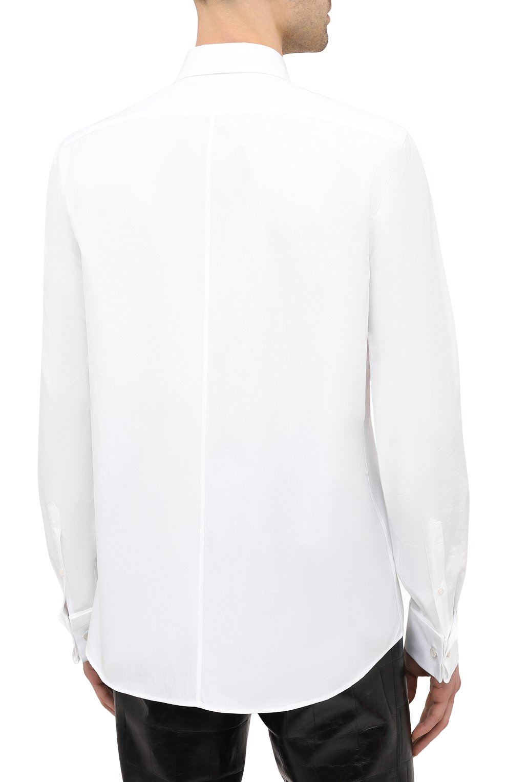 Хлопковая рубашка DRIES VAN NOTEN, арт. 211-20752-2166, фото 4