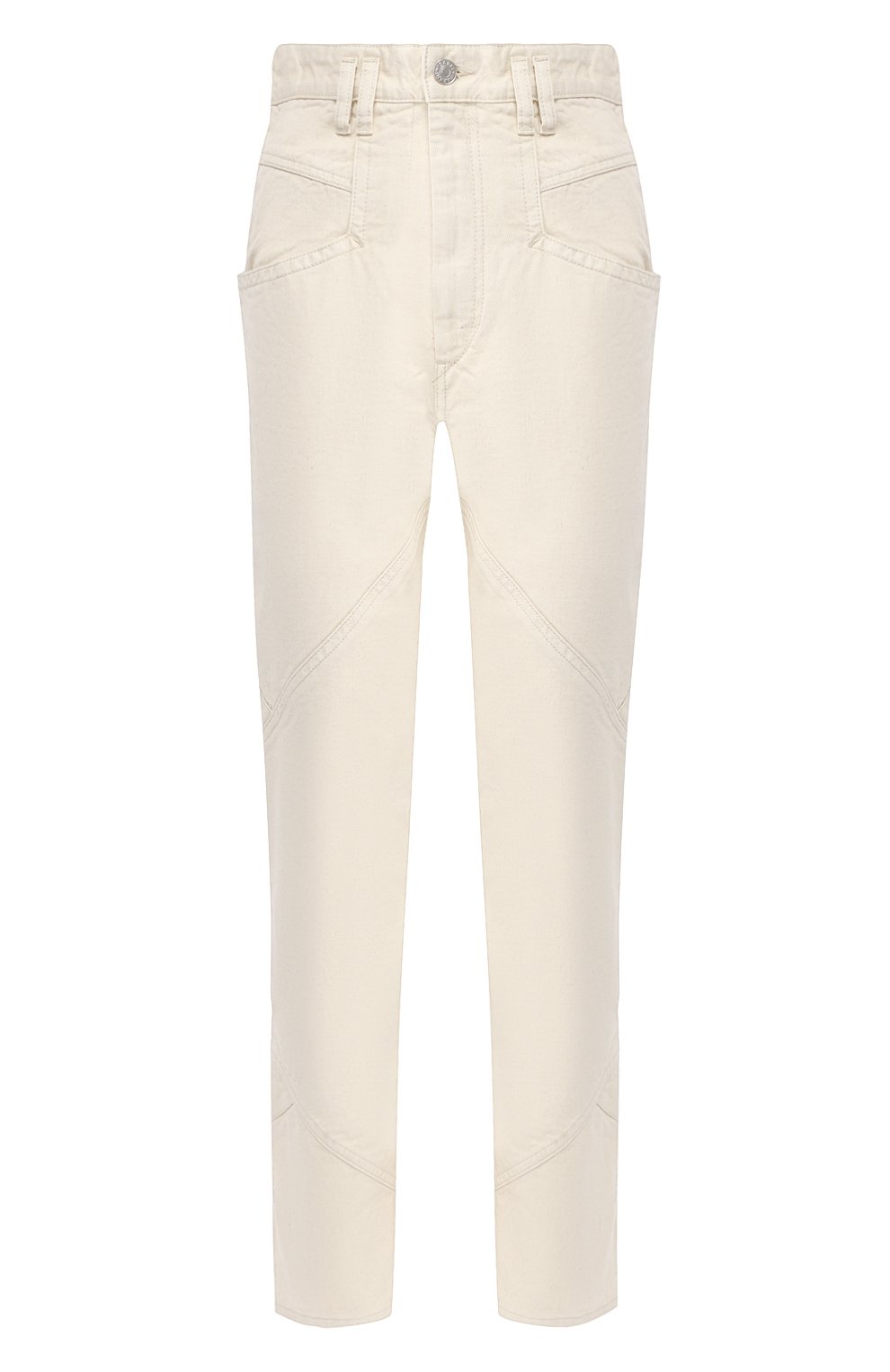 Джинсы ISABEL MARANT бежевого цвета по цене 49950 руб., арт. PA1648-20E010I/EL0ISA, фото 1 Джинсы ISABEL MARANT, арт. PA1648-20E010I/EL0ISA, фото 1
