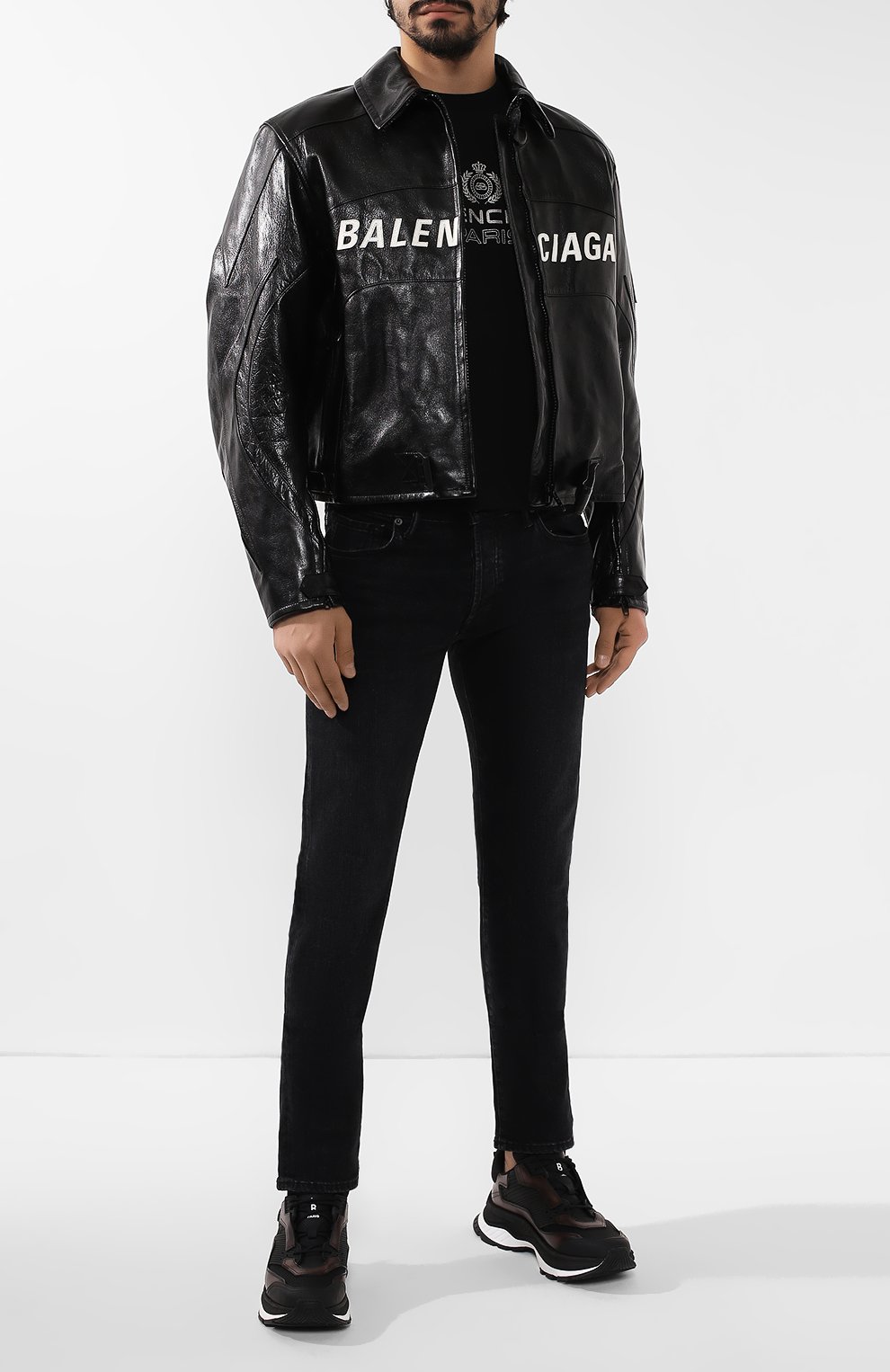 Кожаная куртка BALENCIAGA, арт. 594594/TGS08, фото 2