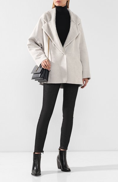 Двусторонняя дубленка KITON серого цвета по цене 624500 руб., арт. D48673X05S05, фото 2 Двусторонняя дубленка KITON, арт. D48673X05S05, фото 2