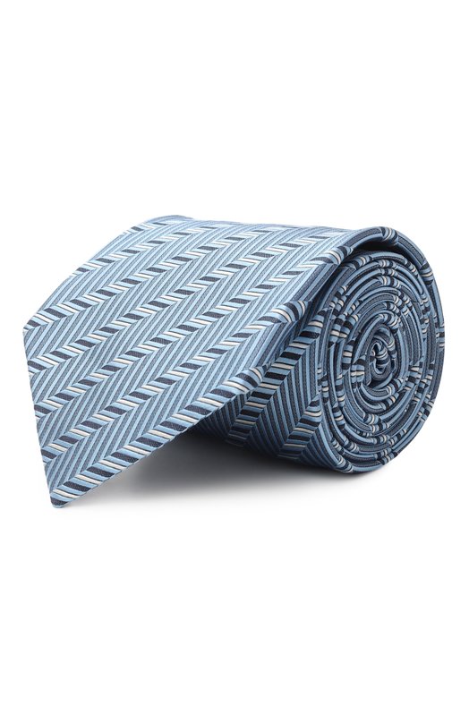 Шелковый галстук Brioni O62H00-PC440 Голубой O62H00-PC440