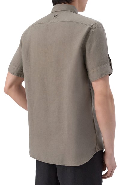 Льняная рубашка HANNES ROETHER, арт. VI29SITE-K.608, фото 4