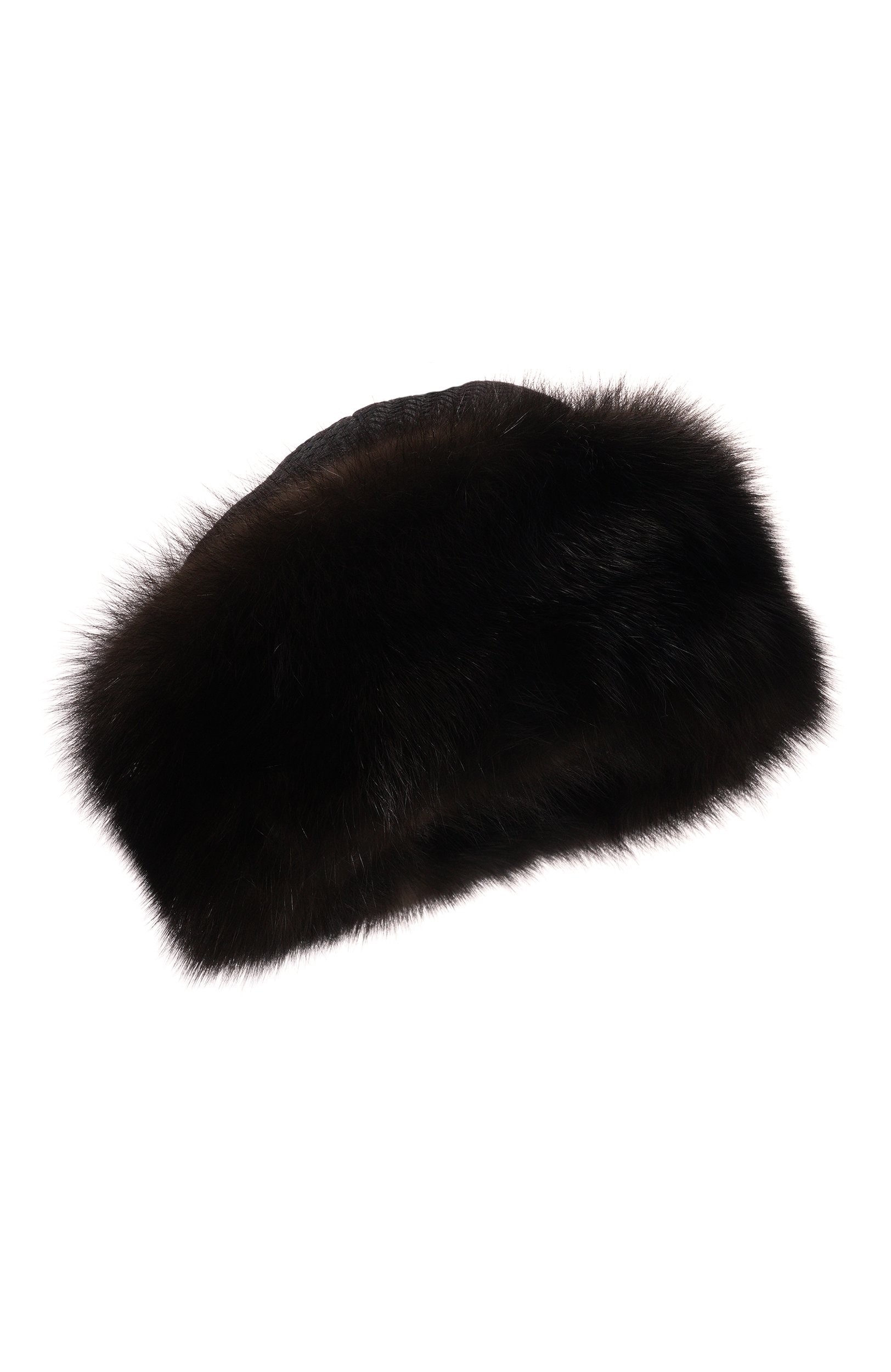 Меховая шапка из соболя BLACK SABLE черного цвета по цене 247050 руб., арт. BS-FHB-EB, фото 1 Меховая шапка из соболя BLACK SABLE, арт. BS-FHB-EB, фото 1