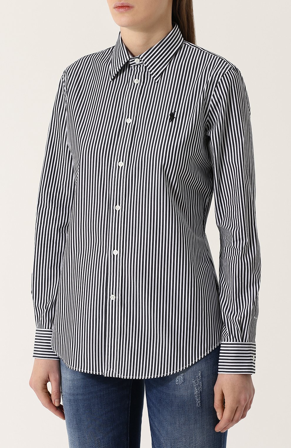 Хлопковая рубашка POLO RALPH LAUREN, арт. 211684070, фото 3