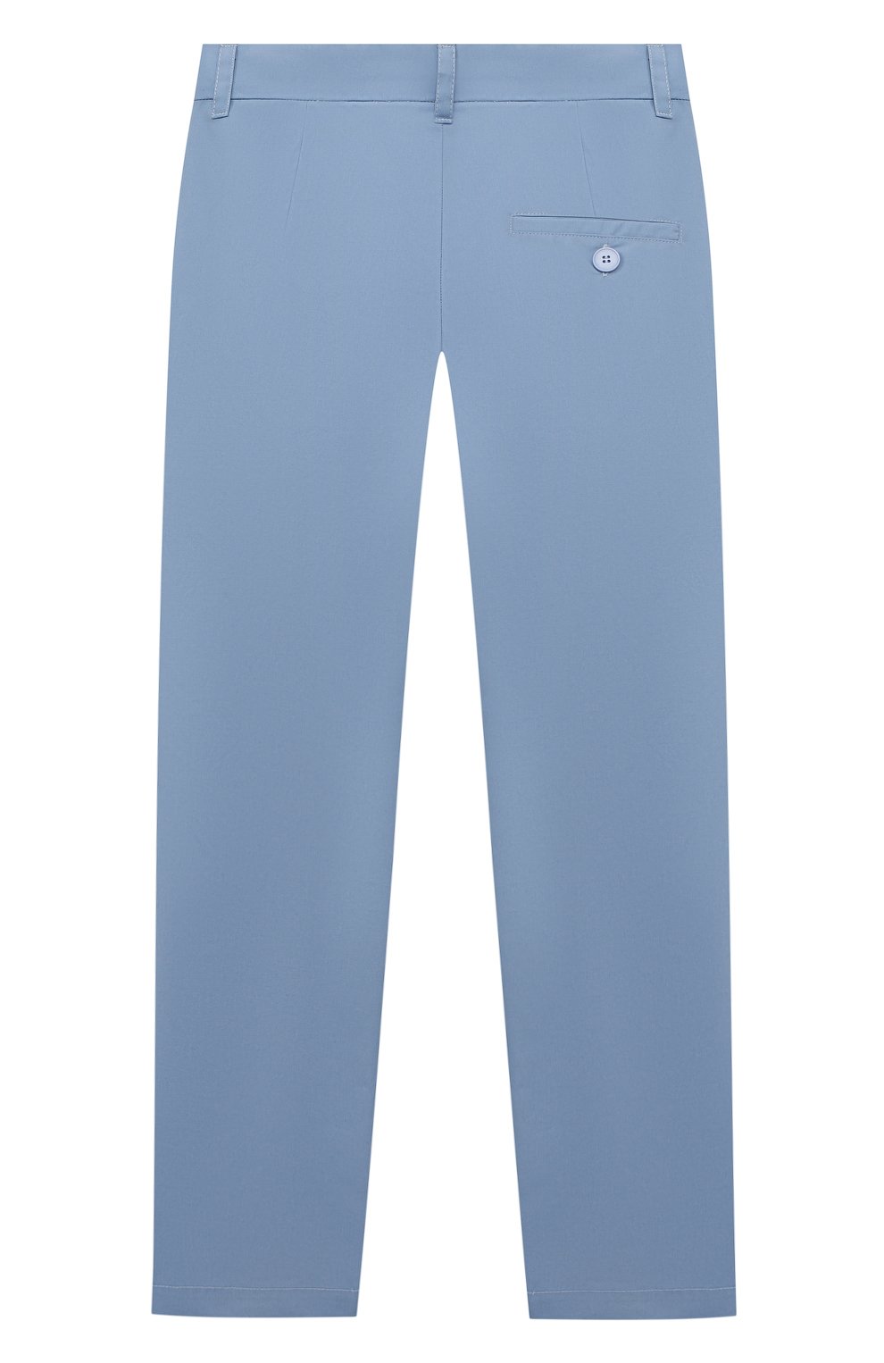 Хлопковые брюки ZHANNA & ANNA голубого цвета по цене 8000 руб., арт. ZAOZ00000196, фото 2 Хлопковые брюки ZHANNA & ANNA, арт. ZAOZ00000196, фото 2