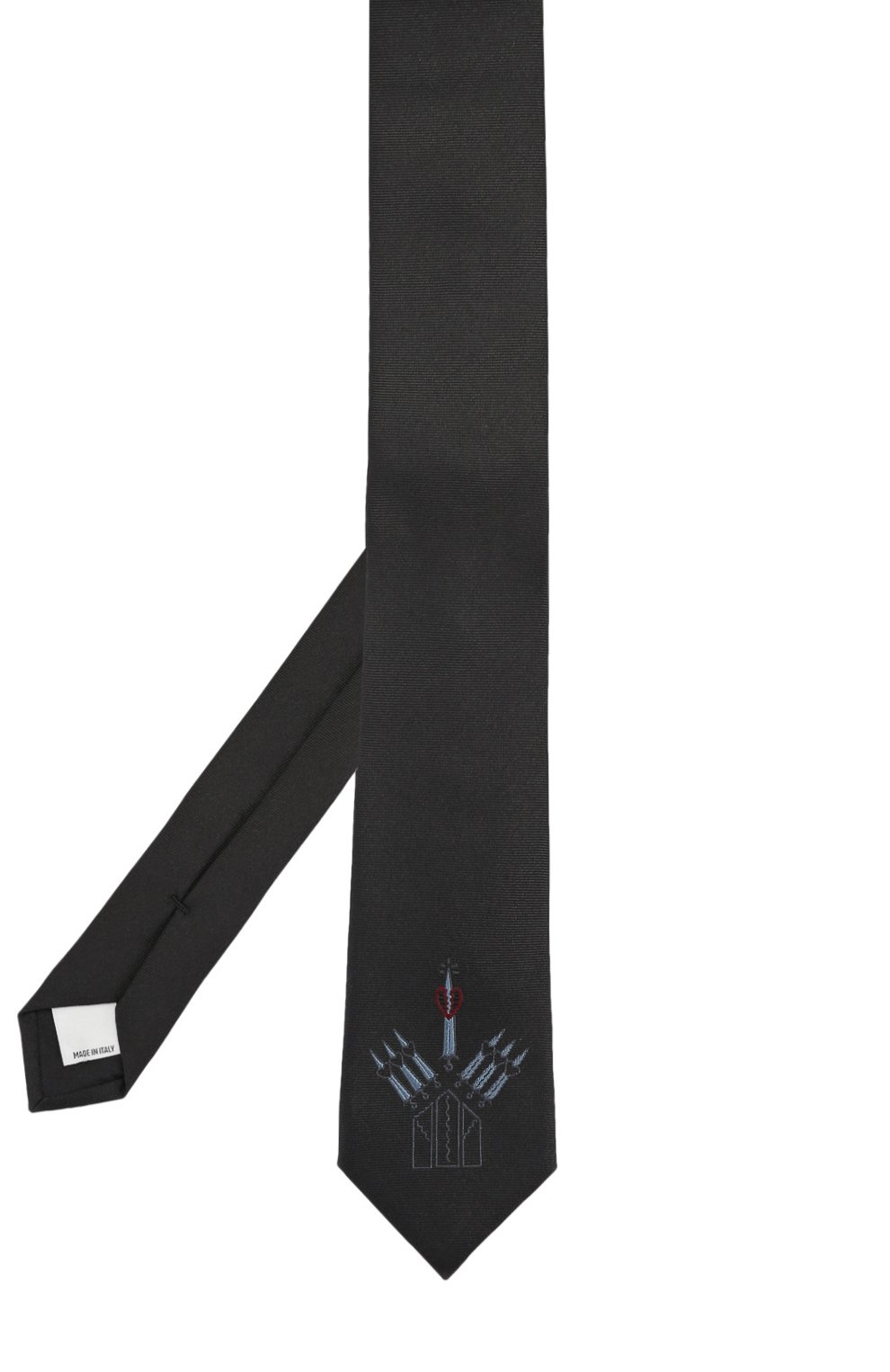 Шелковый галстук с вышивкой VALENTINO, арт. NU2EV143/LBP, фото 2