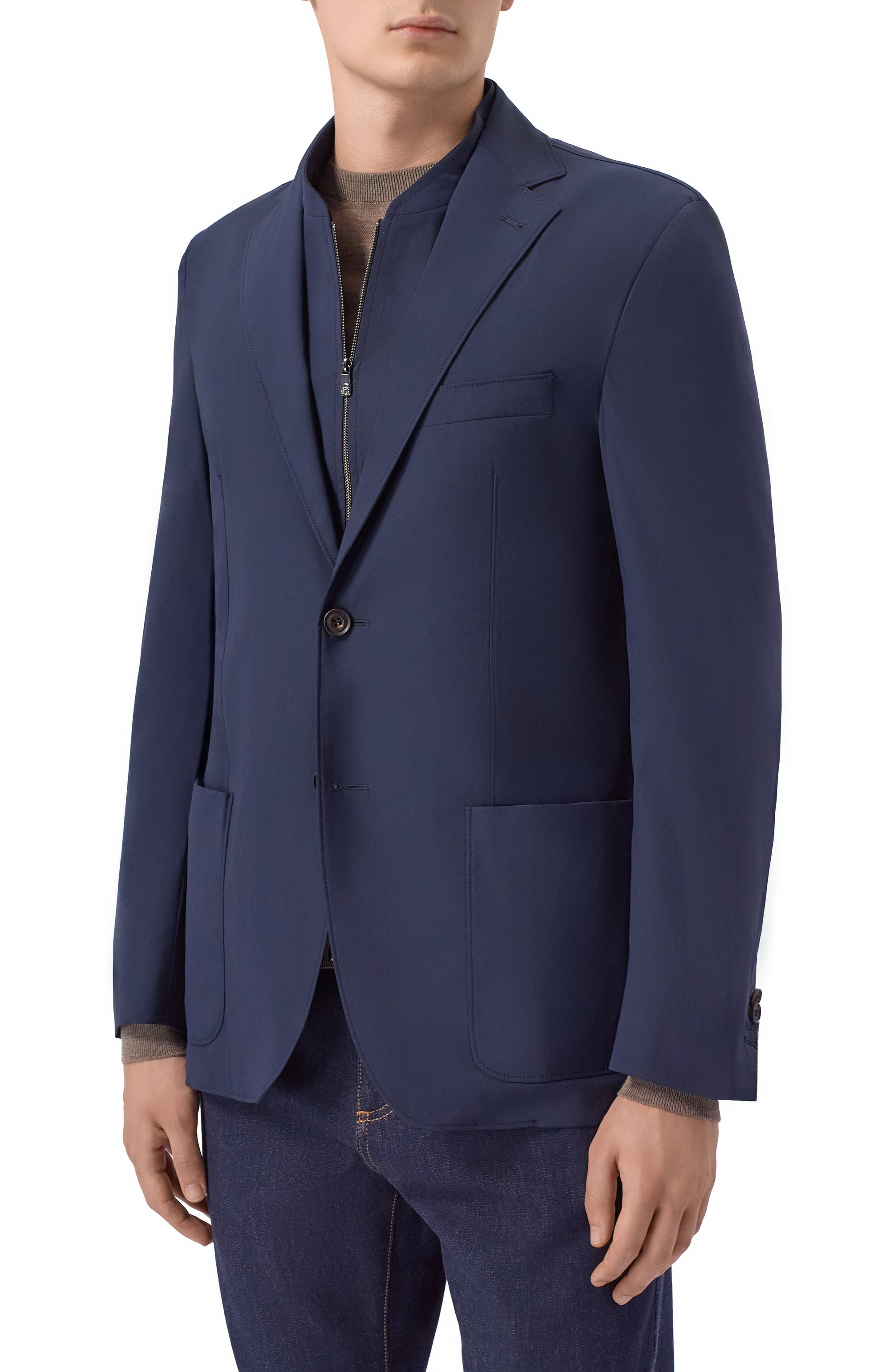 Шерстяная куртка CORNELIANI темно-синего цвета по цене 162000 руб., арт. 27X530/2718523, фото 3 Шерстяная куртка CORNELIANI, арт. 27X530/2718523, фото 3