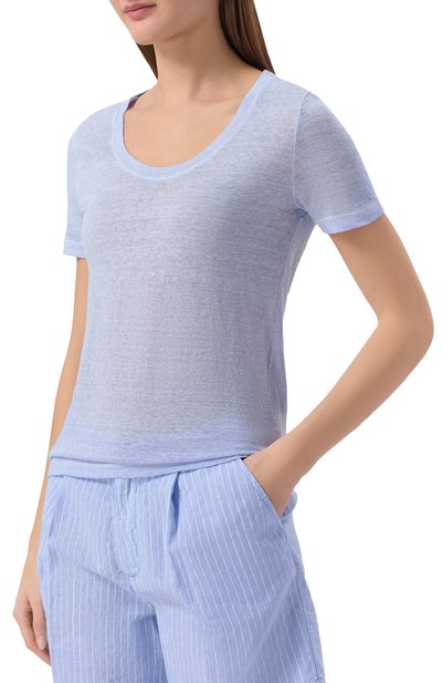 Льняная футболка 120% LINO, арт. 33ALIW7761/000B568, фото 3