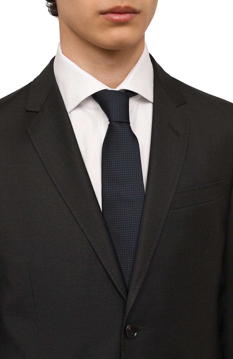 Шелковый галстук GUCCI, арт. 456510 4E002, фото 2