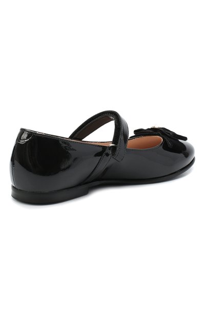 Кожаные балетки BEBERLIS черного цвета по цене 9850 руб., арт. 20346/28-30, фото 3 Кожаные балетки BEBERLIS, арт. 20346/28-30, фото 3