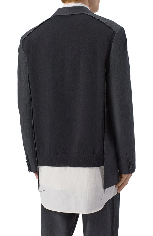 Хлопковый пиджак Undercover UP1F4101 Серый  UP1F4101 Фото 4