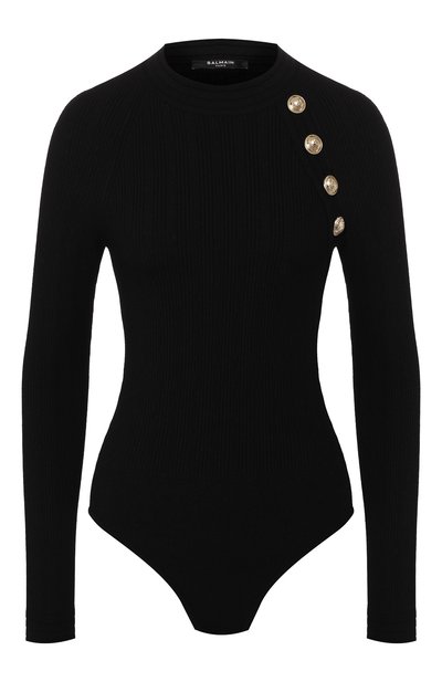 Женское боди из вискозы BALMAIN, арт. TF10943/K030