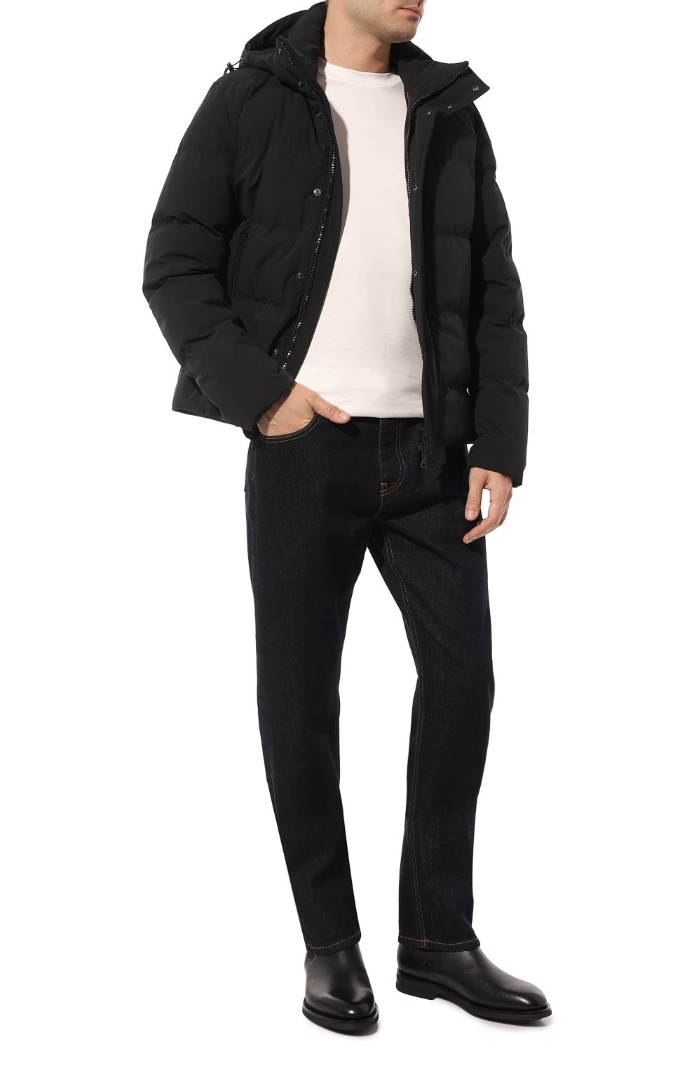 Пуховик PAUL&SHARK черного цвета по цене 85500 руб., арт. 12312007, фото 2 Пуховик PAUL&SHARK, арт. 12312007, фото 2