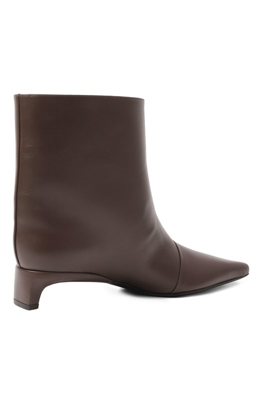 Кожаные ботильоны Celine Lds 35 Loulou de Saison CELINE LDS Коричневый  CELINE LDS Фото 5