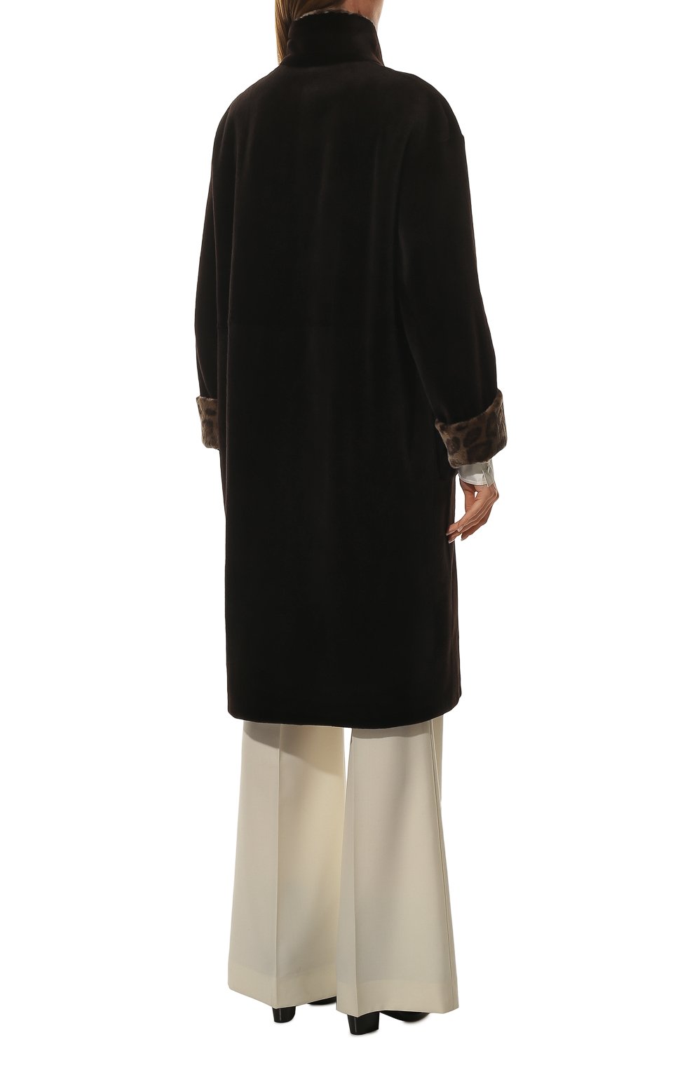 Шуба из меха норки и каракульчи VICTORIA KUSENKOVA, арт. 700217104489, фото 4