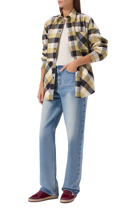 Комбинированные кеды Ball Star Golden Goose Deluxe Brand GWF00117.F007476 Бордовый  GWF00117.F007476 Фото 3