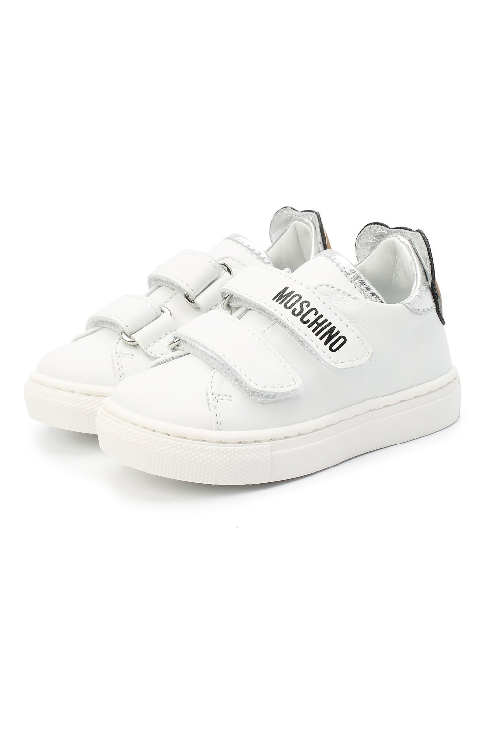 Кожаные кеды MOSCHINO, арт. 67385/KIPS/LAMINAT0/18-26, фото 1