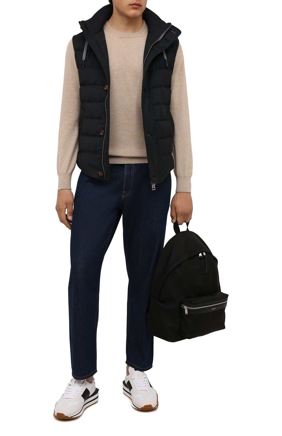 Пуховый жилет KIRED темно-серого цвета по цене 140500 руб., арт. WKISHBW7405003000, фото 2 Пуховый жилет KIRED, арт. WKISHBW7405003000, фото 2