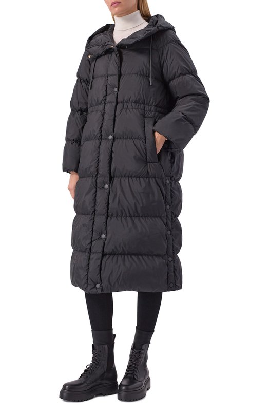 Двусторонний пуховик Weekend Max Mara N0VAK Чёрный  N0VAK Фото 3