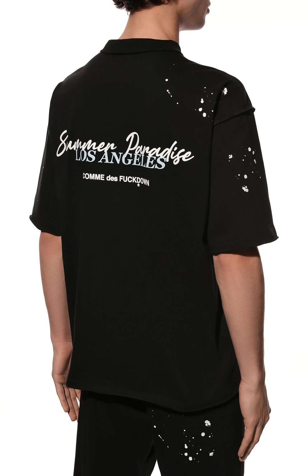 Хлопковая футболка COMME DES FUCKDOWN, арт. CDFU1558STMM, фото 4