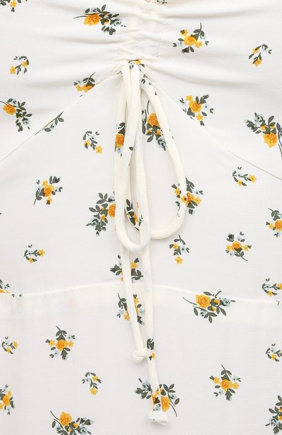 Платье из вискозы FAITHFULL THE BRAND белого цвета по цене 29500 руб., арт. FF1585-CRF, фото 5 Платье из вискозы FAITHFULL THE BRAND, арт. FF1585-CRF, фото 5