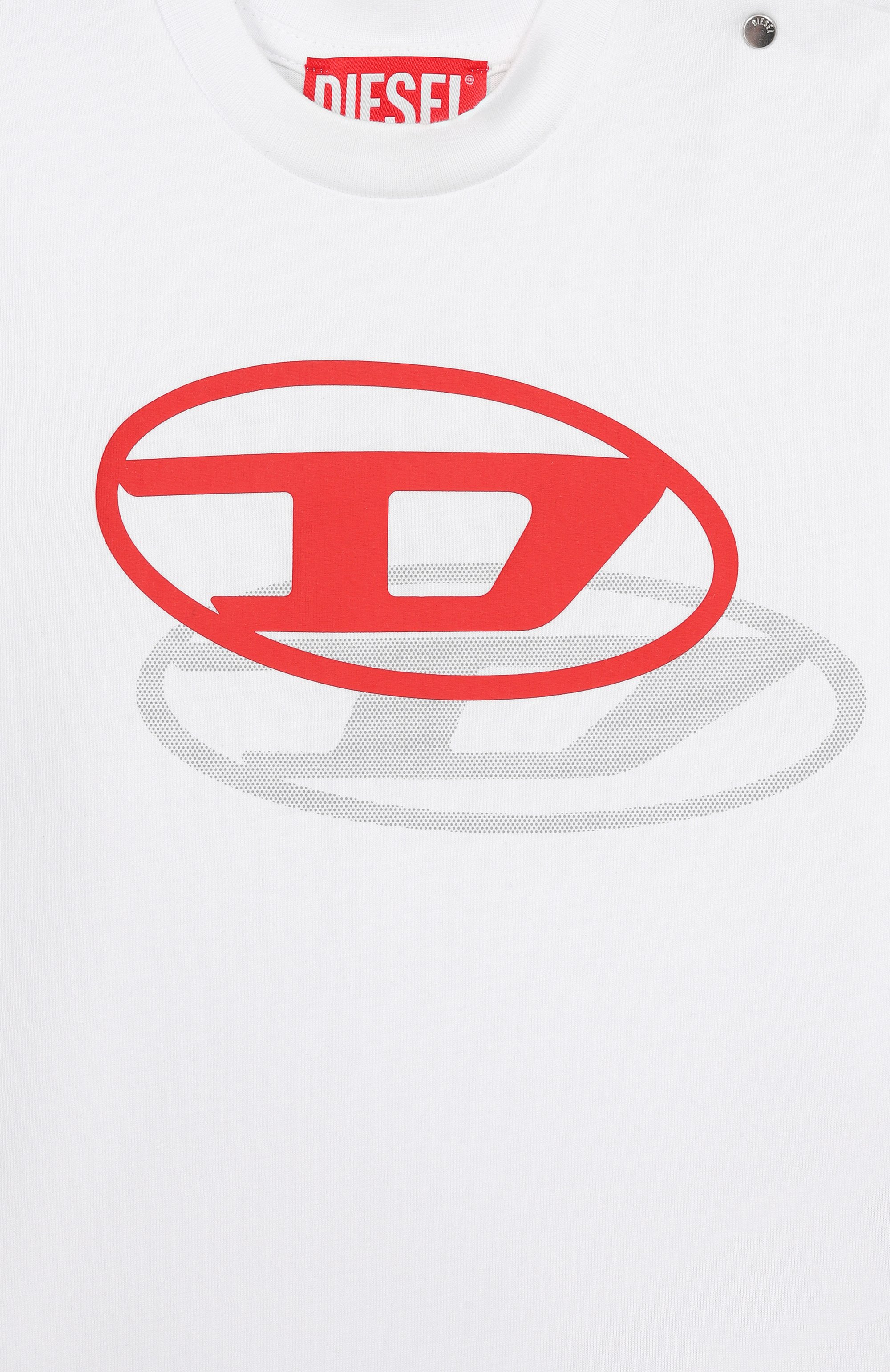 Хлопковая футболка DIESEL, арт. K00765/0GRAI, фото 3
