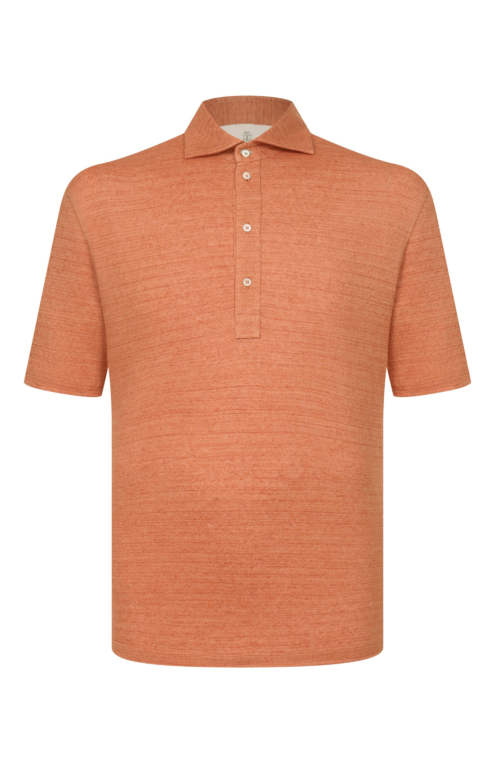 Поло изо льна и хлопка BRUNELLO CUCINELLI, арт. MR8273915, фото 1