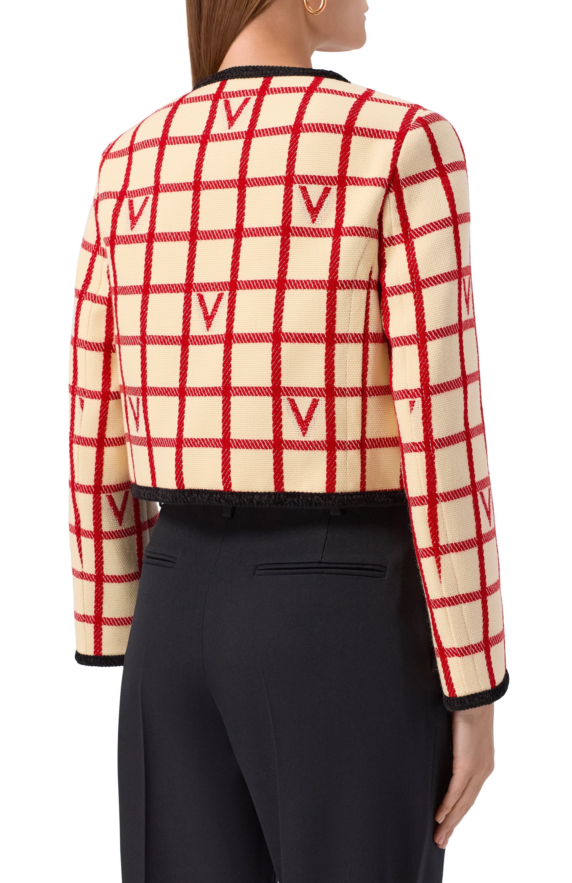 Жакет из шерсти и хлопка VALENTINO, арт. 7B3CE4K0/9JN, фото 4