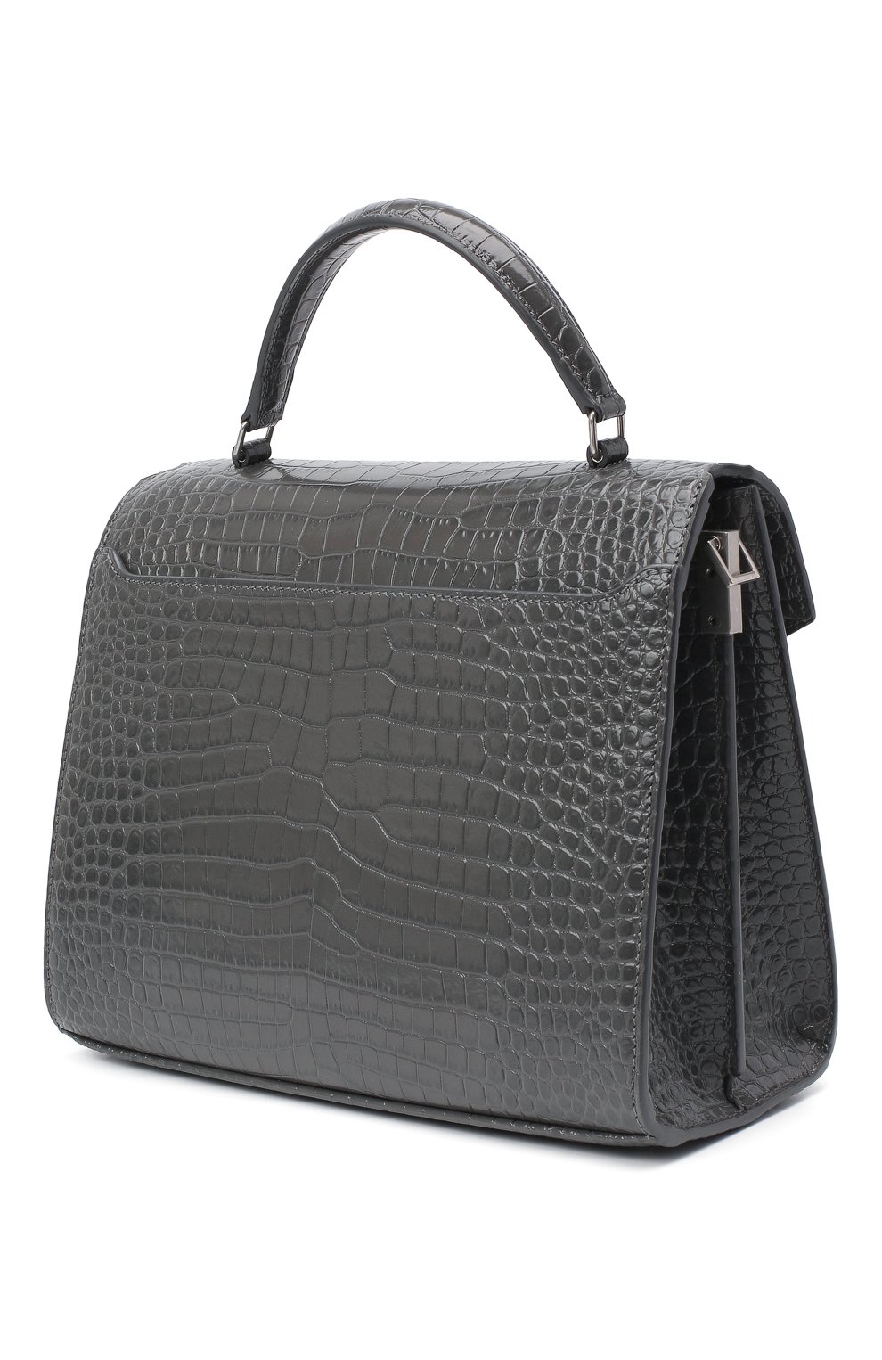 Сумка cassandra medium SAINT LAURENT темно-серого цвета по цене 299500 руб., арт. 623931/DND0E, фото 3 Сумка cassandra medium SAINT LAURENT, арт. 623931/DND0E, фото 3