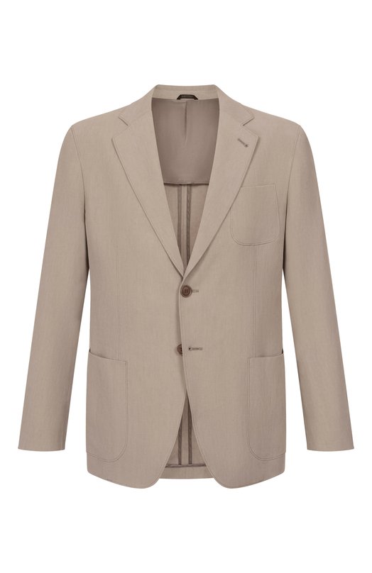 Льняной пиджак Giorgio Armani GM000140/TE10954 Бежевый GM000140/TE10954