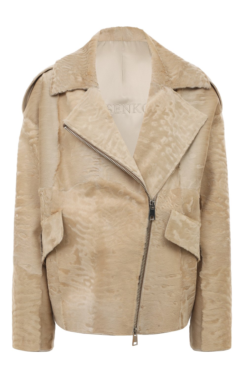 Куртка из каракульчи VICTORIA KUSENKOVA кремового цвета по цене 1320000 руб., арт. 767100012603, фото 1 Куртка из каракульчи VICTORIA KUSENKOVA, арт. 767100012603, фото 1