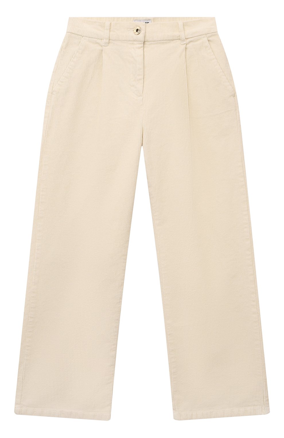 Вельветовые брюки MOSCHINO кремового цвета по цене 19100 руб., арт. HDP05W/LVC01/10-14, фото 1 Вельветовые брюки MOSCHINO, арт. HDP05W/LVC01/10-14, фото 1