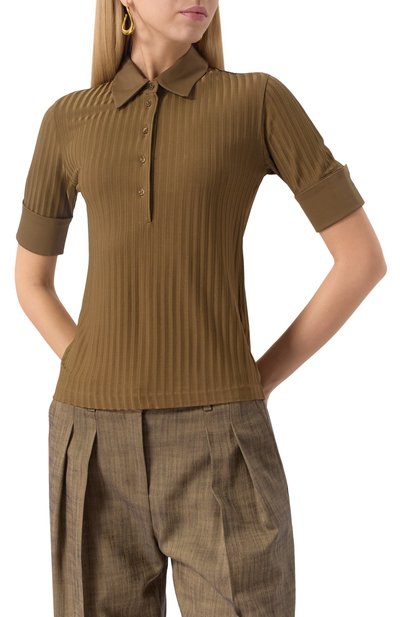 Поло из вискозы BOSS, арт. 50532051, фото 3