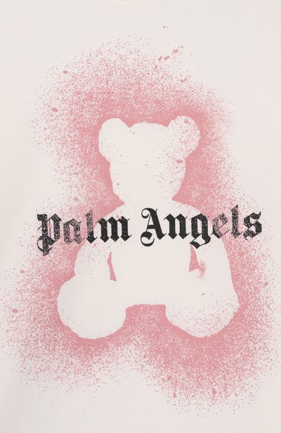 Хлопковая футболка PALM ANGELS, арт. PGAA002F25JER00A, фото 3