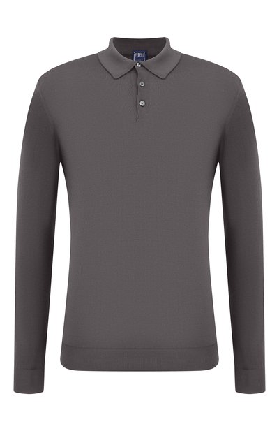 Мужская хлопковое поло FEDELI, арт. MU0D5911/GIZA LIGHT DUSTY