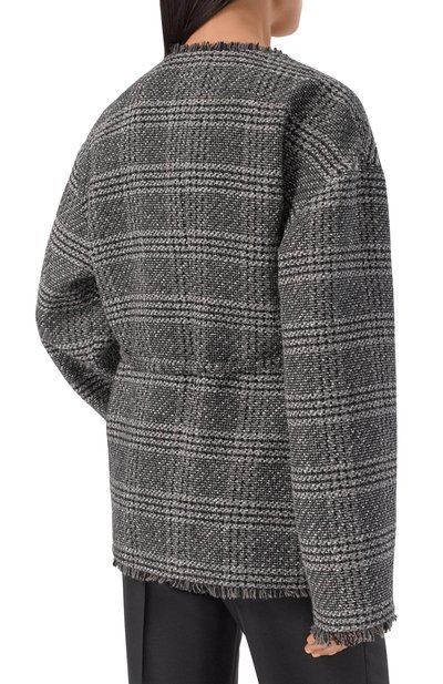 Твидовый жакет SEVEN LAB серого цвета по цене 28980 руб., арт. 225-S-W-10-2M-049, фото 4 Твидовый жакет SEVEN LAB, арт. 225-S-W-10-2M-049, фото 4