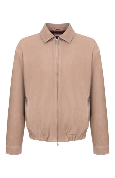 Мужской замшевый бомбер BRUNELLO CUCINELLI, арт. MPCA02071