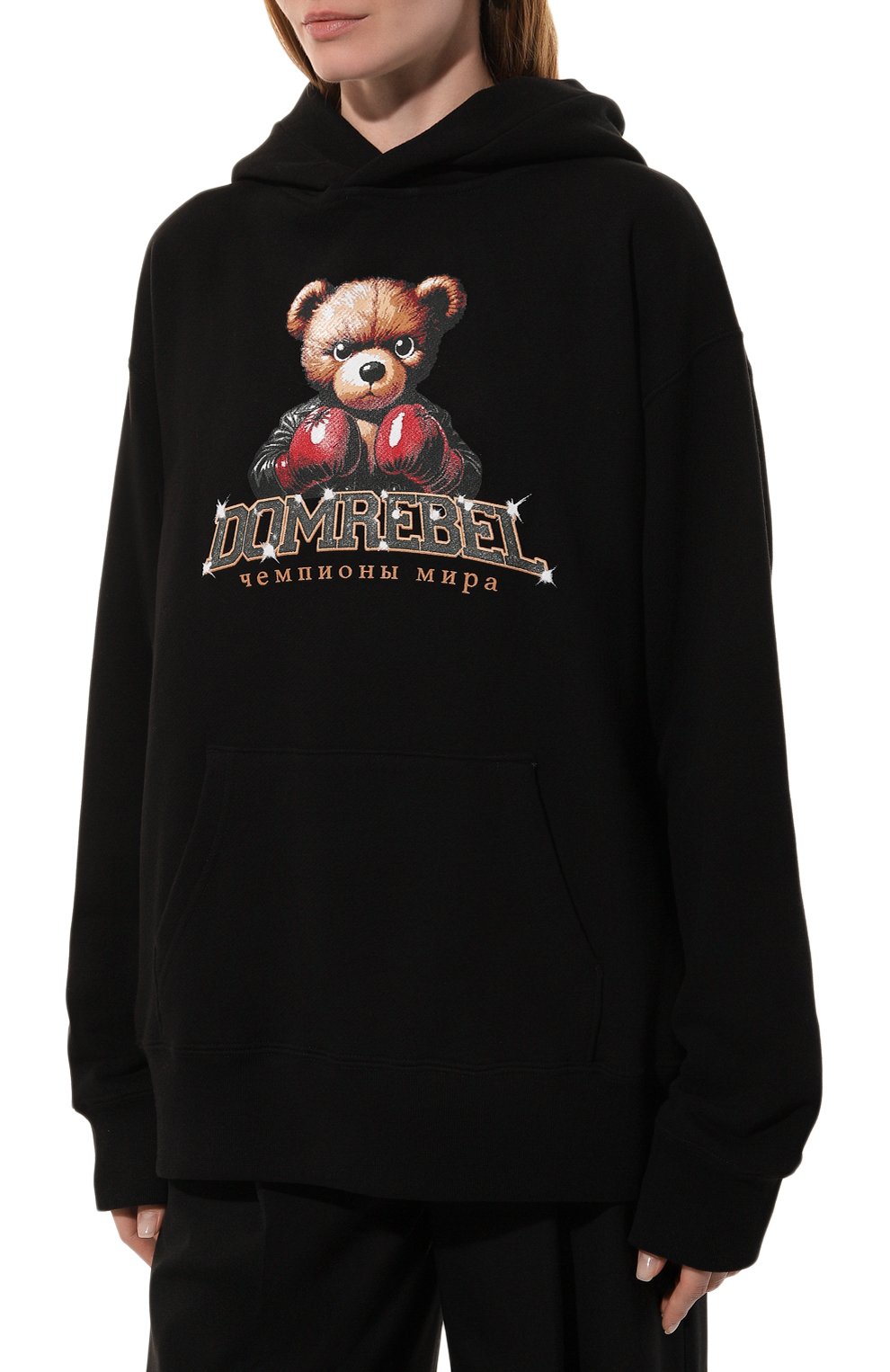Хлопковое худи DOMREBEL, арт. PUNCHLINE/H00DIE, фото 3
