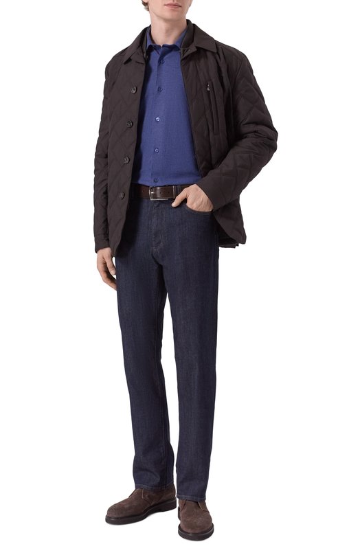 Хлопковая сорочка Giampaolo 908/TS43295 Синий  908/TS43295 Фото 2