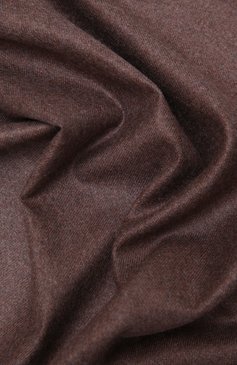 Мужской шелковый шарф PIACENZA CASHMERE 1733 коричневого цвета, арт. 83681/12 | Фото 3 (Мужское Кросс-КТ: Шарфы - с бахромой; Материал: Текстиль, Шелк; Материал сплава: Проставлено; Нос: Не проставлено; Кросс-КТ: шелк)