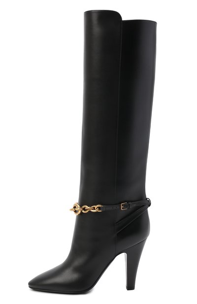 Кожаные сапоги le maillon 95 SAINT LAURENT, арт. 670254/2W700, фото 4
