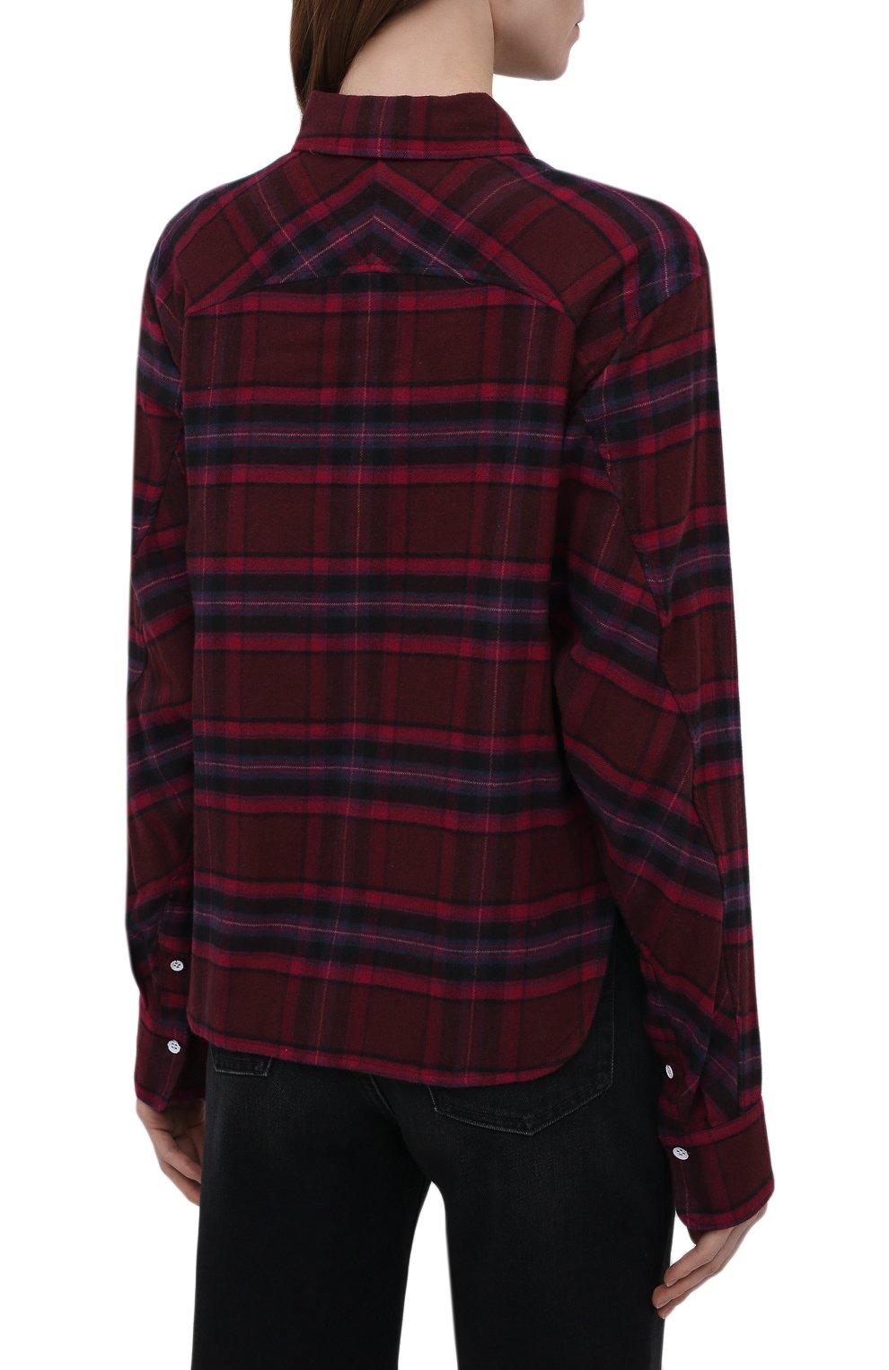 Рубашка из вискозы и хлопка RAG AND BONE, арт. WCW21HA005N905, фото 4