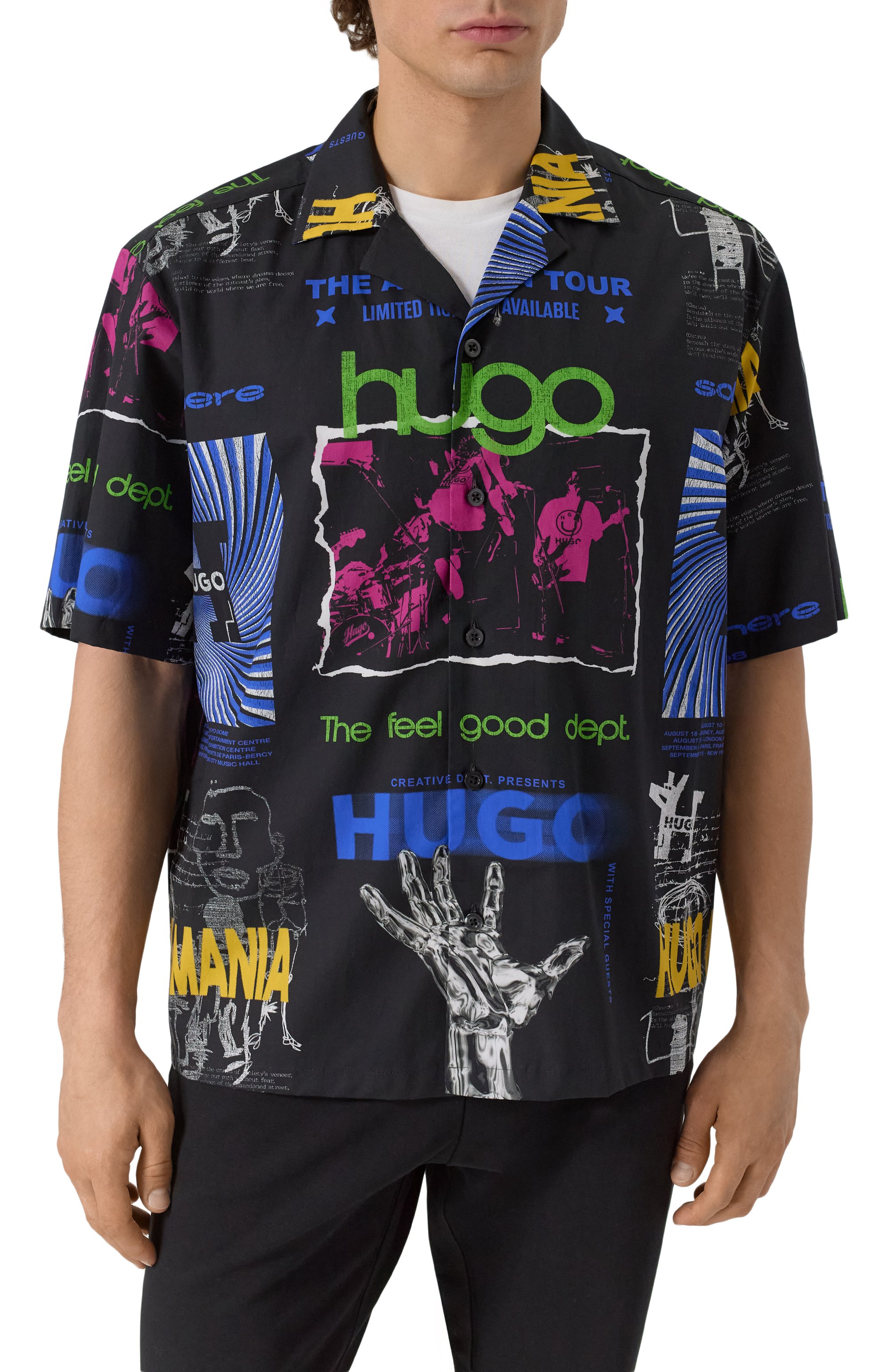 Хлопковая рубашка HUGO BLUE, арт. 50545357, фото 3