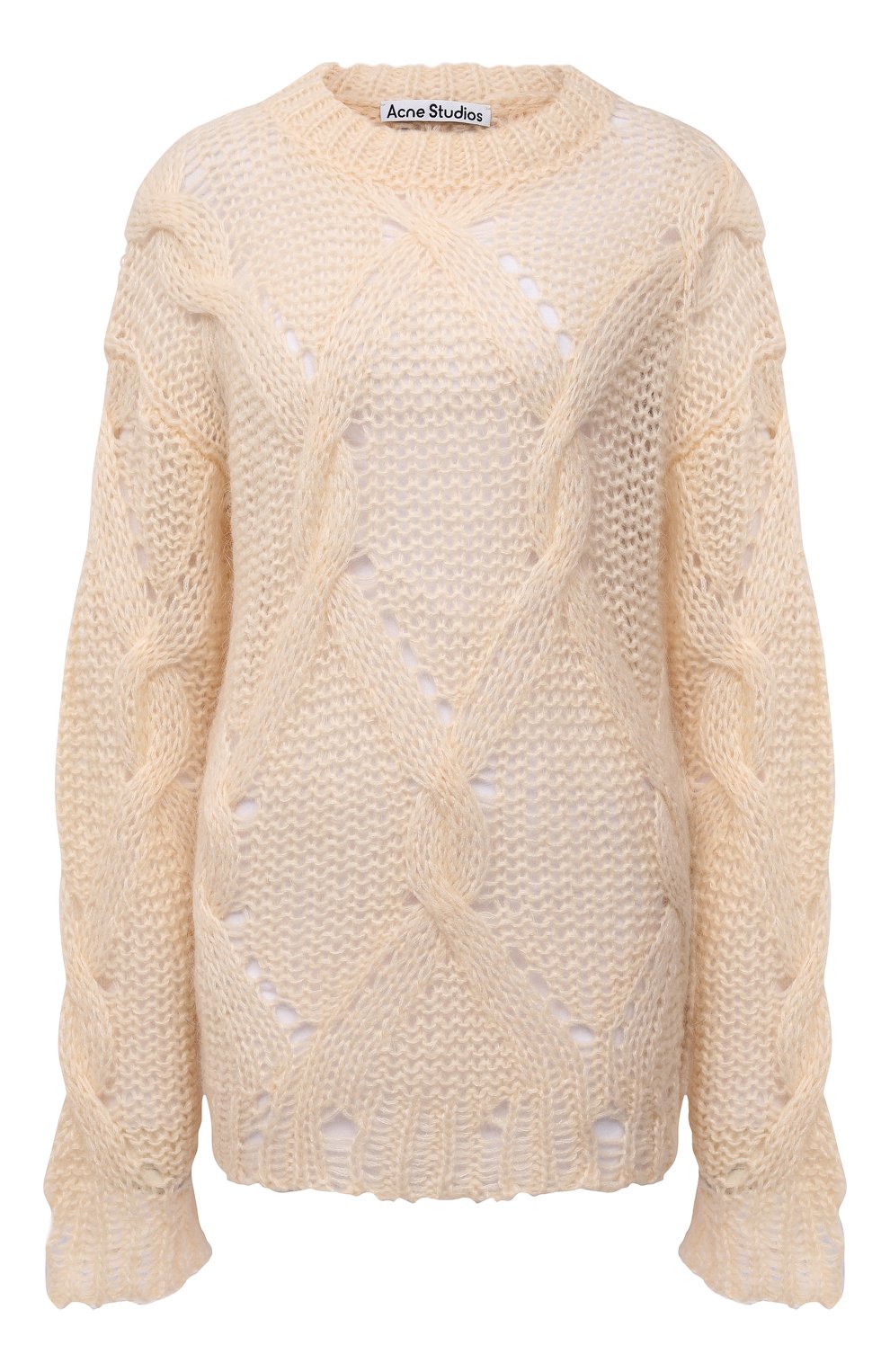 Свитер ACNE STUDIOS кремового цвета по цене 35200 руб., арт. A60305, фото 1 Свитер ACNE STUDIOS, арт. A60305, фото 1
